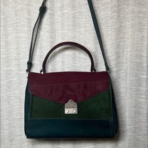 Parfois Color Block Women's Satchel Crossbody Bag